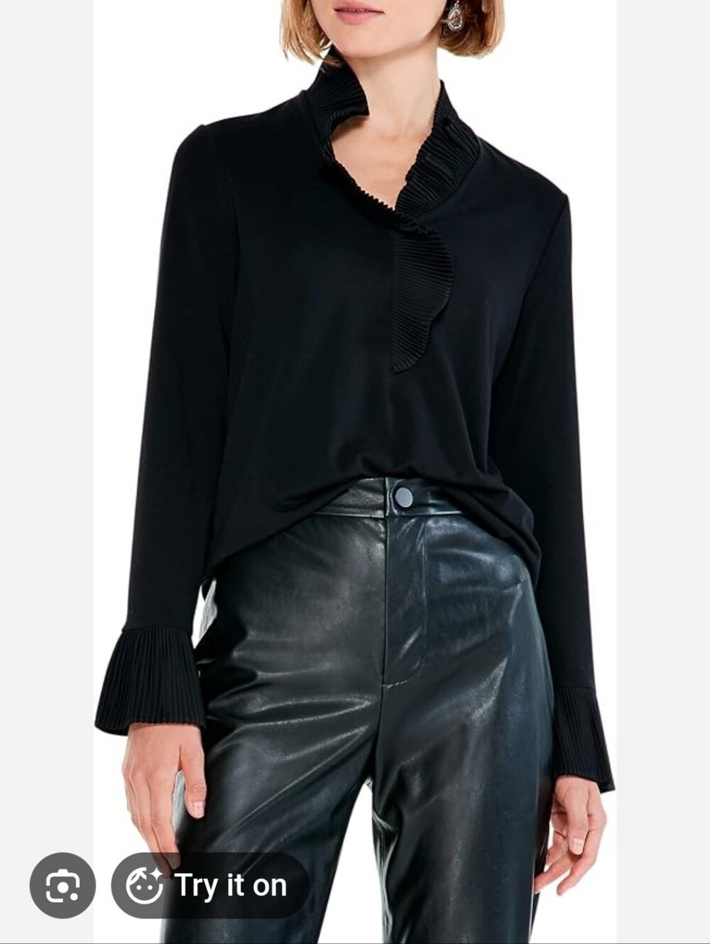 NIC+ZOENIC+ZOE Women's Ruffled Up Top